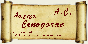 Artur Crnogorac vizit kartica